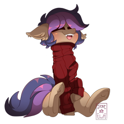 Size: 2000x2000 | Tagged: safe, artist:star-theft, imported from derpibooru, oc, oc:jax winterfell, pony, clothes, simple background, solo, sweater, transparent background
