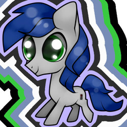 Size: 500x500 | Tagged: safe, artist:kaikururu, imported from derpibooru, oc, oc only, earth pony, pony, abstract background, earth pony oc, male, solo, stallion