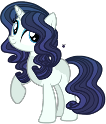 Size: 1484x1745 | Tagged: safe, artist:dayspring-dawnyt, imported from derpibooru, oc, pony, unicorn, female, magical lesbian spawn, mare, offspring, parent:coloratura, parent:rarity, parents:rarararara, simple background, solo, transparent background