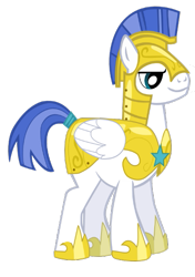 Size: 427x605 | Tagged: safe, edit, imported from derpibooru, vector edit, pegasus, pony, armor, male, pegasus royal guard, royal guard, royal guard armor, simple background, smiling, solo, stallion, transparent background, vector