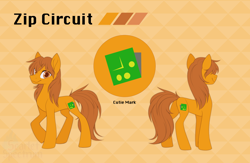 Size: 1470x960 | Tagged: safe, artist:scarlet-spectrum, imported from derpibooru, oc, oc only, oc:zip circuit, earth pony, pony, butt, plot, raised hoof, reference sheet, slim, solo