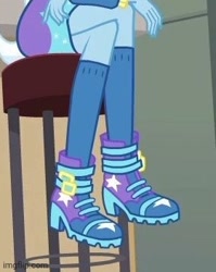 Size: 280x352 | Tagged: safe, imported from derpibooru, trixie, equestria girls, equestria girls series, forgotten friendship, clothes, cropped, legs, pictures of legs, shoes, socks