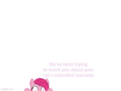 Size: 577x433 | Tagged: safe, artist:mrkat7214, edit, imported from derpibooru, pinkie pie, meme, peekaboo, peeking, pinkamena diane pie, scam, seems legit, suspicious