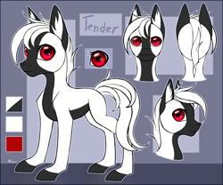 Size: 4800x4000 | Tagged: safe, artist:shkura2011, imported from derpibooru, oc, oc:tender, earth pony, pony, absurd resolution, female, mare, reference sheet, solo