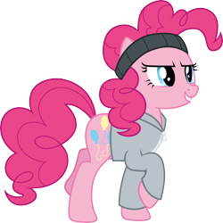Size: 3000x3005 | Tagged: safe, artist:cloudy glow, imported from derpibooru, pinkie pie, earth pony, pony, the last laugh, .ai available, female, high res, mare, simple background, solo, transparent background, vector