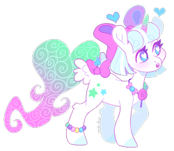 Size: 1428x1242 | Tagged: safe, artist:shady-bush, imported from derpibooru, oc, original species, scented pony, unicorn, bow, closed species, female, mare, simple background, solo, tail, tail bow, transparent background