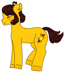 Size: 1418x1580 | Tagged: safe, artist:samble, imported from derpibooru, earth pony, pony, blushing, frisk, nonbinary, outline, ponified, simple background, solo, transparent background, undertale, white outline