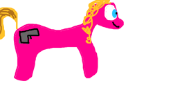 Size: 758x424 | Tagged: safe, imported from derpibooru, pony, 1000 hours in ms paint, curly hair, gun, weapon