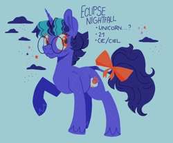 Size: 2048x1706 | Tagged: safe, artist:pastacrylic, imported from derpibooru, oc, oc only, oc:eclipse nightfall, pony, unicorn, solo