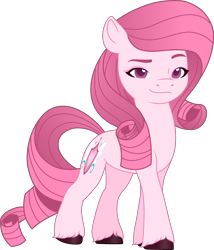Size: 2589x3025 | Tagged: safe, artist:tanahgrogot, imported from derpibooru, oc, oc only, oc:annisa trihapsari, earth pony, pony, spoiler:my little pony: a new generation, base used, earth pony oc, female, g5, high res, indonesia, mare, medibang paint, my little pony: a new generation, not rarity, simple background, solo, transparent background, vector
