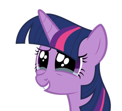 Size: 4000x3653 | Tagged: safe, artist:asrafpie, imported from derpibooru, twilight sparkle, alicorn, pony, castle sweet castle, crying, female, simple background, tears of joy, transparent background, twilight sparkle (alicorn), vector