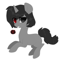 Size: 1744x1735 | Tagged: safe, artist:kaikururu, imported from derpibooru, oc, oc only, pony, unicorn, heterochromia, horn, pictogram, simple background, solo, transparent background, unicorn oc