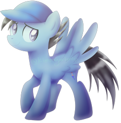 Size: 3600x3674 | Tagged: safe, artist:kimmyartmlp, imported from derpibooru, oc, oc only, pegasus, pony, baseball cap, cap, hat, male, pegasus oc, simple background, solo, spread wings, transparent background, wings