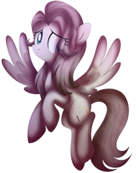 Size: 1024x1276 | Tagged: safe, artist:kimmyartmlp, imported from derpibooru, oc, oc only, oc:sirena flitter, pegasus, pony, flying, pegasus oc, simple background, smiling, solo, spread wings, transparent background, wings