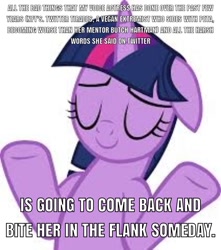 Size: 1059x1200 | Tagged: safe, imported from derpibooru, twilight sparkle, fame has gone to tara strong's head, made due to recent events, meme, op is a duck, op is trying to start shit, op is trying to start shit so badly that it's kinda funny, tara strong