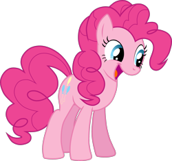 Size: 3000x2825 | Tagged: safe, artist:valadrem, imported from derpibooru, pinkie pie, earth pony, pony, a friend in deed, season 2, .svg available, female, simple background, solo, transparent background, vector