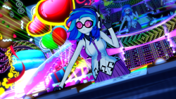 Size: 1920x1080 | Tagged: safe, artist:ratachu666, imported from derpibooru, dj pon-3, vinyl scratch, equestria girls, 3d, koikatsu, solo, turntable