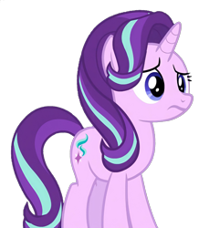 Size: 1537x1593 | Tagged: safe, edit, edited screencap, imported from derpibooru, screencap, starlight glimmer, pony, unicorn, every little thing she does, season 6, confused, female, not a vector, simple background, transparent background, worried