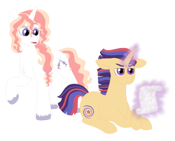 Size: 4946x4000 | Tagged: safe, artist:queenderpyturtle, imported from derpibooru, oc, oc only, pony, unicorn, absurd resolution, lying down, magic, prone, scroll, simple background, transparent background
