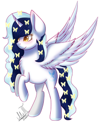 Size: 1682x2088 | Tagged: safe, artist:greenmarta, imported from derpibooru, oc, oc only, oc:roxy, alicorn, pony, alicorn oc, female, horn, simple background, solo, transparent background, wings