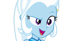 Size: 1920x1080 | Tagged: safe, edit, edited screencap, imported from derpibooru, screencap, trixie, equestria girls, equestria girls series, forgotten friendship, background removed, bikini, clothes, dreamworks face, not a vector, simple background, solo, swimsuit, transparent background