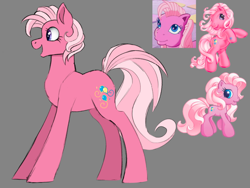 Size: 640x480 | Tagged: safe, artist:horse-time-babey, imported from derpibooru, pinkie pie (g3), earth pony, pony, female, g3, g3 to g4, g4, generation leap, redesign, solo