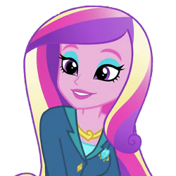 Size: 1565x1565 | Tagged: safe, edit, edited screencap, imported from derpibooru, screencap, princess cadance, equestria girls, friendship games, background removed, dean cadance, eyeshadow, female, makeup, not a vector, simple background, solo, transparent background