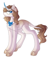 Size: 2904x3396 | Tagged: safe, artist:amazing-artsong, imported from derpibooru, oc, oc:banner flyer, pony, unicorn, bowtie, cloven hooves, male, simple background, solo, stallion, transparent background
