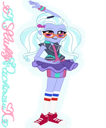 Size: 1024x1229 | Tagged: safe, artist:xxfluffypachirisuxx, imported from derpibooru, sugarcoat, dance magic, equestria girls, spoiler:eqg specials, converse, shoes, simple background, solo, transparent background