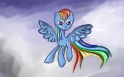 Size: 1920x1200 | Tagged: safe, artist:battyboopers, artist:staremastershy, imported from derpibooru, rainbow dash, pegasus, pony, female, flying, mare, solo