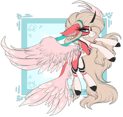 Size: 4051x3821 | Tagged: safe, artist:beamybutt, imported from derpibooru, oc, oc only, alicorn, pony, alicorn oc, colored hooves, ear fluff, female, horn, mare, rearing, simple background, solo, transparent background, wings