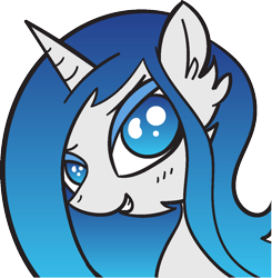 Size: 1134x1155 | Tagged: safe, artist:pisklakozaur, imported from derpibooru, oc, oc only, pony, unicorn, ear fluff, female, grin, horn, mare, simple background, smiling, solo, transparent background, unicorn oc