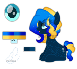 Size: 2738x2434 | Tagged: safe, artist:ponkus, imported from derpibooru, oc, oc only, oc:starscape dreams, earth pony, pony, fallout equestria, female, mare, obtrusive watermark, reference sheet, simple background, solo, sparkly mane, transparent background, watermark