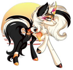 Size: 3205x3077 | Tagged: safe, artist:beamybutt, imported from derpibooru, oc, oc only, pony, unicorn, chest fluff, ear fluff, hoof polish, horn, makeup, raised hoof, simple background, solo, transparent background, unicorn oc