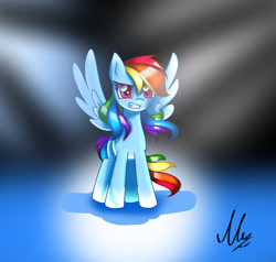 Size: 1920x1827 | Tagged: safe, artist:opal_radiance, imported from derpibooru, rainbow dash, pegasus, pony, 2020, female, grin, mare, signature, smiling, solo