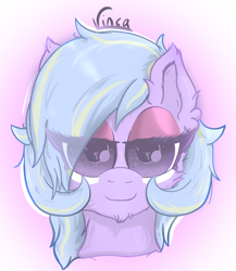 Size: 3396x3915 | Tagged: safe, artist:vinca, imported from derpibooru, oc, oc:vinca aquamarine, pegasus, pony, bust, portrait, solo