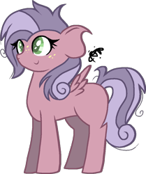 Size: 809x970 | Tagged: safe, artist:gallantserver, imported from derpibooru, oc, pegasus, pony, female, filly, foal, offspring, parent:big macintosh, parent:marble pie, parents:marblemac, simple background, solo, transparent background