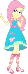 Size: 590x1530 | Tagged: safe, artist:ilaria122, artist:rupahrusyaidi, edit, imported from derpibooru, vector edit, fluttershy, equestria girls, equestria girls series, chalk, eyeshadow, geode of fauna, lace sandals, magical geodes, makeup, simple background, solo, transparent background, vector