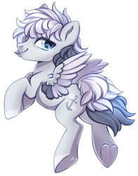 Size: 700x887 | Tagged: safe, artist:cabbage-arts, imported from derpibooru, oc, oc only, pegasus, pony, commission, commissioner:anchormist, male, pegasus oc, simple background, solo, transparent background, underhoof