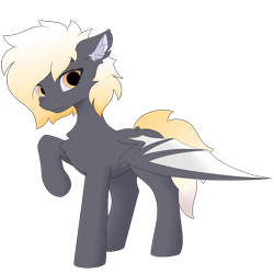 Size: 1200x1200 | Tagged: safe, artist:verlista, imported from derpibooru, oc, oc only, oc:lily shein, bat pony, pony, derpibooru community collaboration, 2022 community collab, ear fluff, simple background, solo, teenager, transparent background, wings