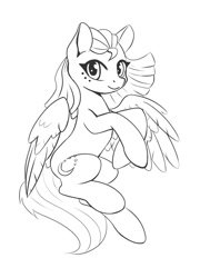 Size: 865x1200 | Tagged: safe, artist:maytee, imported from derpibooru, somnambula, pegasus, pony, black and white, egyptian, egyptian pony, grayscale, monochrome, simple background, sketch, solo, white background, wip