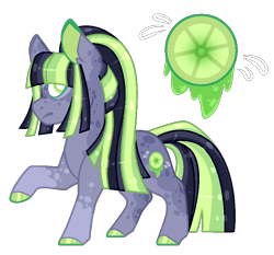 Size: 804x749 | Tagged: safe, artist:lilywolfpie, imported from derpibooru, oc, oc:lemon, earth pony, pony, female, magical lesbian spawn, mare, offspring, parent:limestone pie, parent:tree hugger, simple background, solo, transparent background