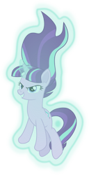 Size: 2500x4897 | Tagged: safe, artist:frownfactory, imported from derpibooru, starlight glimmer, pony, unicorn, the cutie re-mark, female, floating, horn, levitation, magic, magic aura, mare, self-levitation, simple background, solo, telekinesis, transparent background, vector