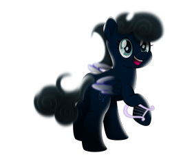 Size: 8759x7888 | Tagged: safe, artist:lincolnbrewsterfan, derpibooru exclusive, imported from derpibooru, oc, oc:crescent dust, cloud pony, original species, my little pony: the movie, .svg available, beautiful, blurry, butt, cloud, cloud mane, cute, female, flourish, folded wings, glow, gray eyes, happy, harp, heart, heart hoof, inkscape, lyre, movie accurate, musical instrument, ocbetes, plot, spiro, svg, translucent mane, translucent tail, transparent wings, vector, wind harp, wings