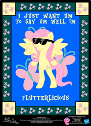 Size: 758x1054 | Tagged: safe, artist:strykarispeeder, imported from derpibooru, part of a set, fluttershy, pegasus, pony, bipedal, female, flutterlicious, solo, sunglasses, twilightlicious