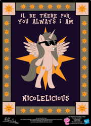 Size: 758x1054 | Tagged: safe, artist:strykarispeeder, imported from derpibooru, oc, oc only, oc:nicole, alicorn, pony, alicorn oc, bipedal, female, horn, mare, nicole oliver, nicolelicious, sunglasses, twilightlicious, wings