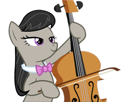 Size: 1740x1407 | Tagged: safe, edit, edited screencap, imported from derpibooru, screencap, octavia melody, earth pony, pony, a horse shoe-in, season 9, background removed, bipedal, cello, female, musical instrument, not a vector, simple background, solo, transparent background