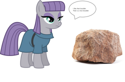 Size: 3840x2512 | Tagged: safe, artist:comicfield, imported from derpibooru, maud pie, earth pony, pony, boulder, donkey (shrek), dreamworks, maud being maud, movie reference, reference, rock, shrek