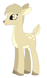 Size: 1002x1651 | Tagged: safe, artist:dyonys, imported from derpibooru, oc, oc:vanilla, deer, female, simple background, transparent background