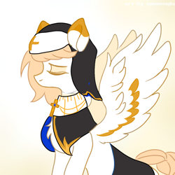 Size: 1200x1200 | Tagged: safe, artist:memengla, imported from derpibooru, oc, pegasus, pony, solo